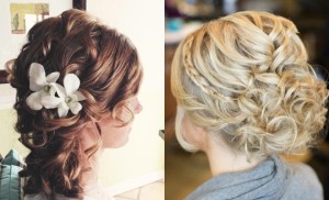 black-and-blonde-half-up-wedding-hairstyles